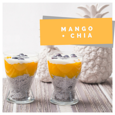 Deser mango + nasiona Chia