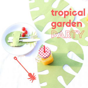 tropical garden party
