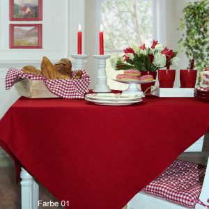 dekoracja wigilijnego stołu czerwony złoty
