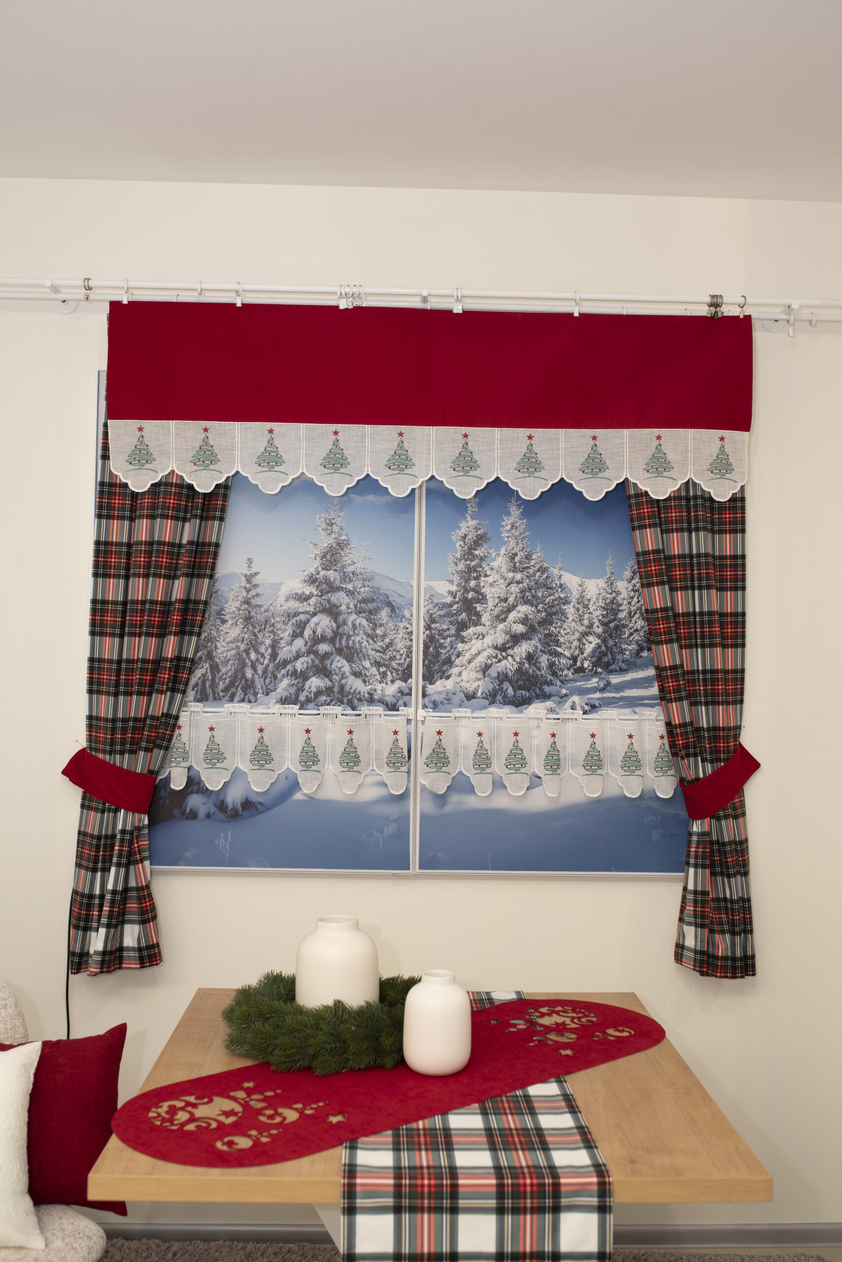 świąteczna kolekcja Firany Adamski, świąteczne dekoracje
